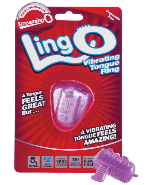 Screaming O LingO Vibrating Tongue Ring by Bushman Products