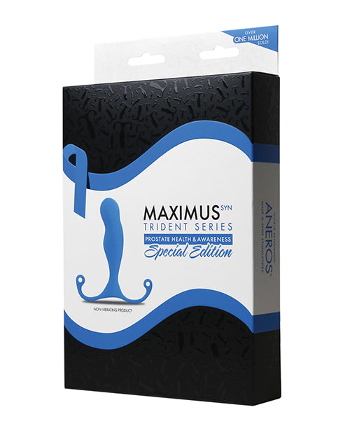 Aneros Maximus Syn Trident Special Edition Prostate Stimulator - Blue by High Island Health-aneros