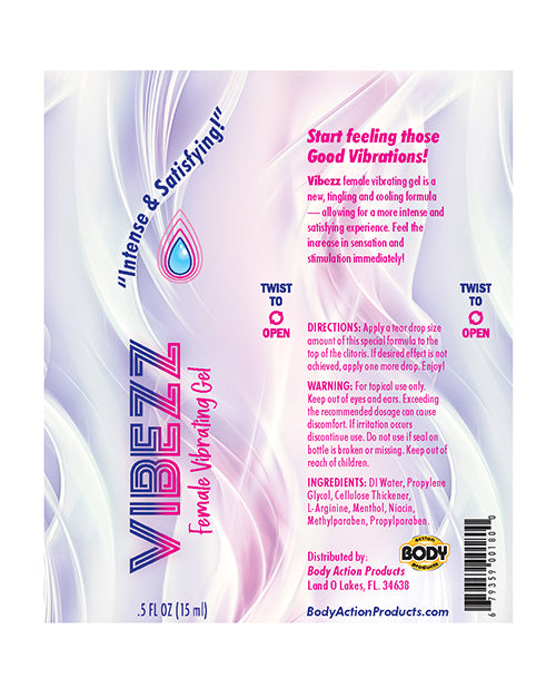 VIBEZZ Stimulating Gel - .5 oz Bottle by Body Action Products