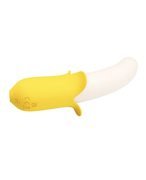 Pretty Love Banana Geek Thrusting Vibrator - Yellow by Liaoyang Baile Health Care Produ