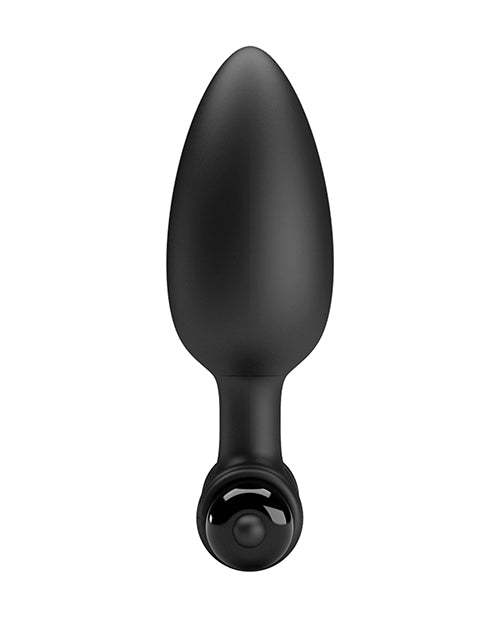 Pretty Love Vibra Butt Plug II - Black by Liaoyang Baile Health Care Produ