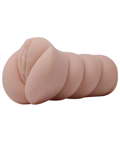 Crazy Bull No Lube Vagina Masturbator Sleeve - Ivory by Liaoyang Baile Health Care Produ