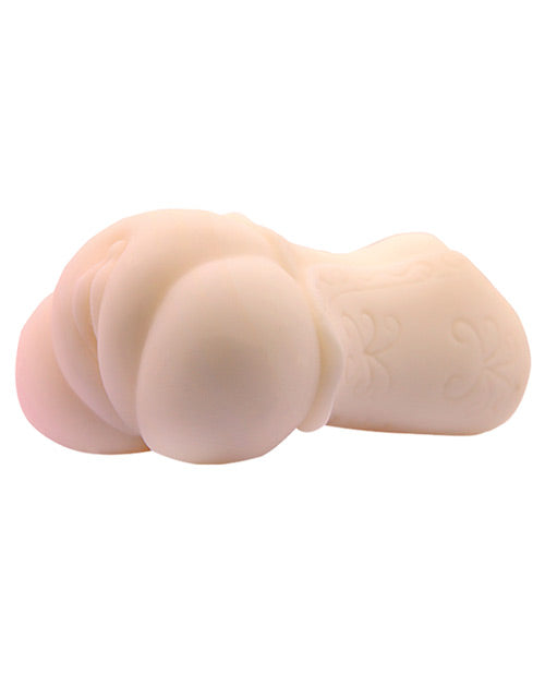 Crazy Bull No Lube Realistic Vagina Masturbator Sleeve - Ivory by Liaoyang Baile Health Care Produ