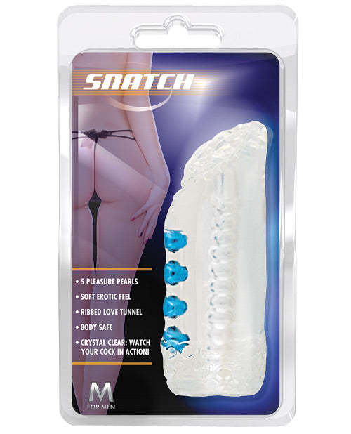 Blush M for Men Snatch Masturbator - Clear by Blush Novelties