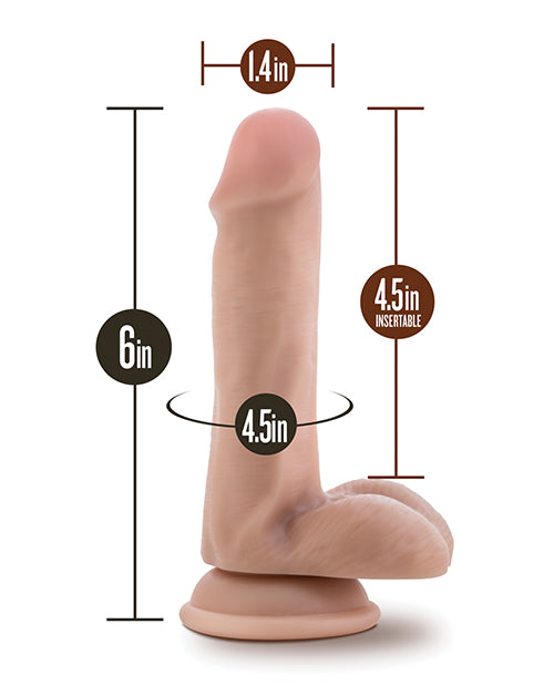 Blush Coverboy Ranger Rob 6" Realistic Cock - Vanilla by Blush Novelties