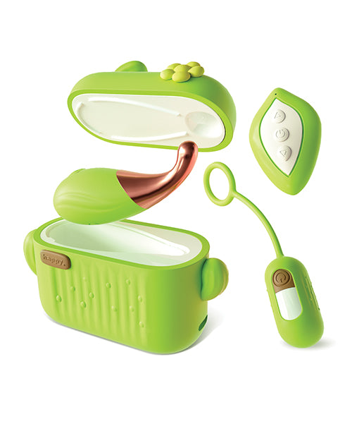 Blush Play with Me Blooming Bliss Remote Controlled Vibrating Kit - Green by Blush Novelties