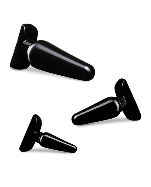 Blush Anal Adventures Basic Plug Kit - Black by Blush Novelties