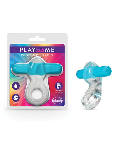 Blush Play With Me Delight Vibrating C Ring by Blush Novelties