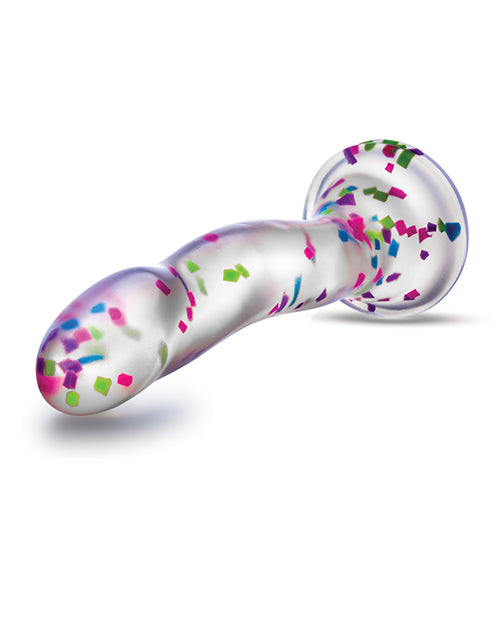 Blush Neo Elite Hanky Panky 7" Confetti Dildo - Glow in the Dark by Blush Novelties