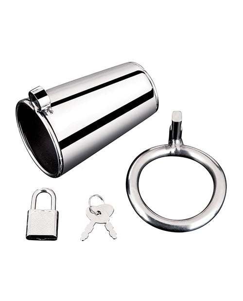 Blue Line Ultimate Cock Tease Cage - Silver by Electric Eel INC