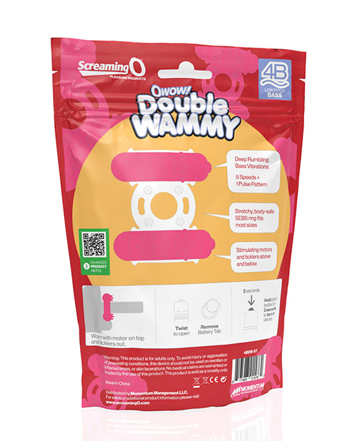 Screaming O 4B Double Wammy - Strawberry by Bushman Products