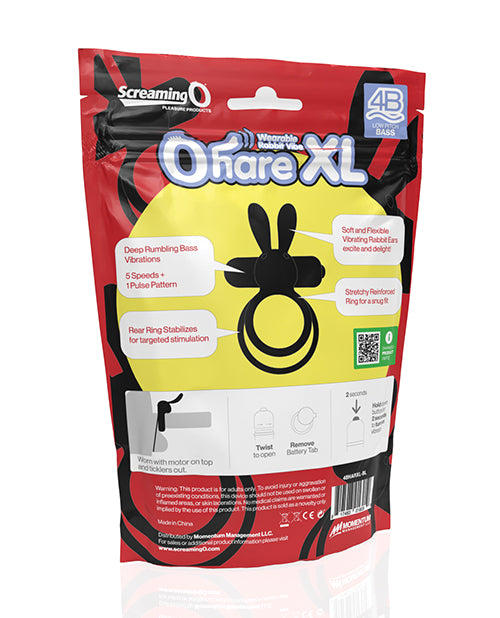 Screaming O 4B Ohare XL - Black by Bushman Products