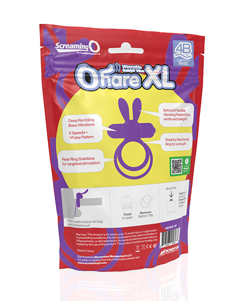 Screaming O 4B Ohare XL - Grape by Bushman Products