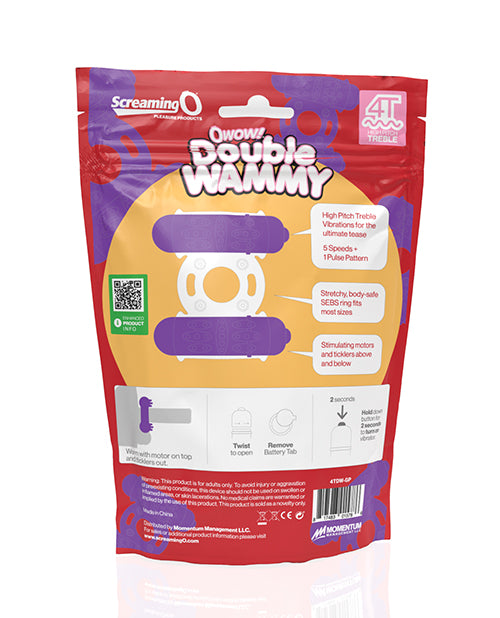 Screaming O 4T Double Wammy - Grape by Bushman Products