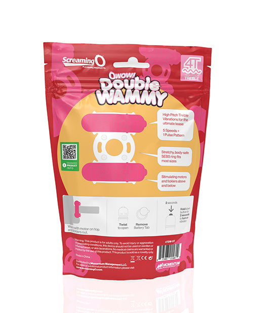 Screaming O 4T Double Wammy - Strawberry by Bushman Products