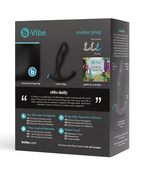 B-Vibe Rocker Plug - Black by Cotr INC