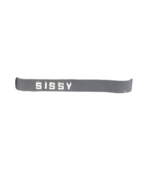 Spartacus SISSY Leather Collar - Black by Spartacus