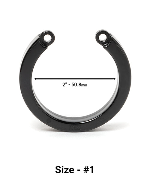 Cock Cage U-Ring #1 - Black by A.L. Enterprises INC