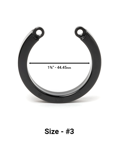 Cock Cage U-Ring #3 - Black by A.L. Enterprises INC