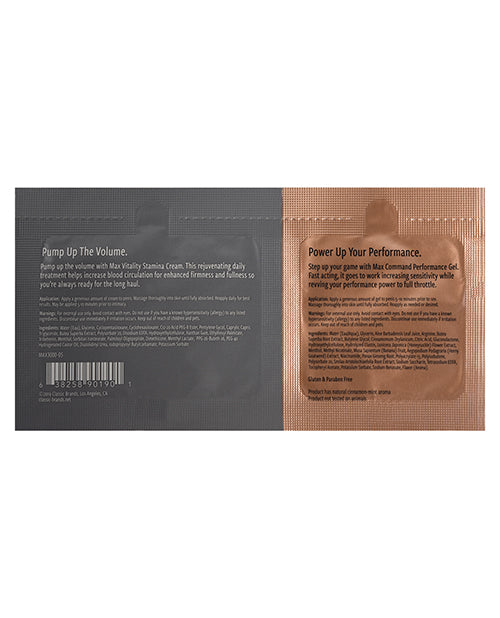 Max Command & Vitality Duo Foil - 1.5 ml Pack of 24 by Classic Brands