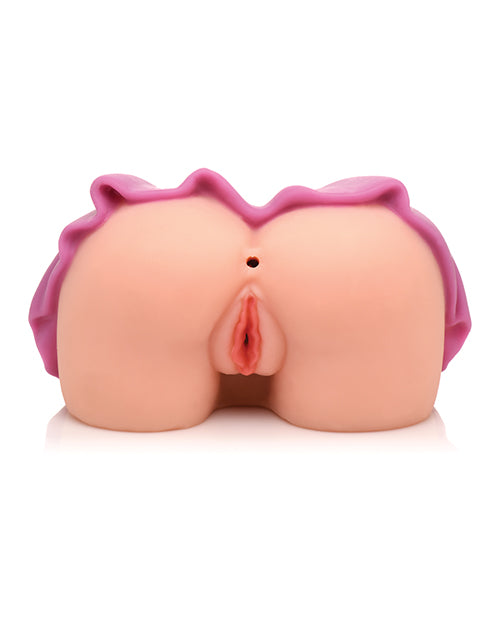 Curve Toys Mistress Ariana Mini Skirt Pussy & Ass Masturbator - Ivory by Curve Toys C/o Xr