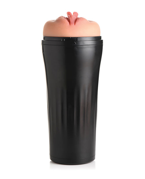Curve Toys Mistress Vibrating Pussy Masturbator - Tan by Curve Toys C/o Xr