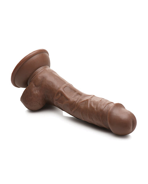 Curve Toys Fantasy Jock Weightlifting Wesley 7" Dildo w/Balls - Dark by Curve Toys C/o Xr