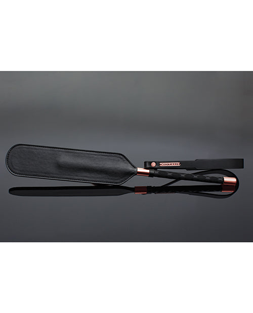 Pleasure Collection Matte Finish Paddle - Black/Rose Gold by Coquette International
