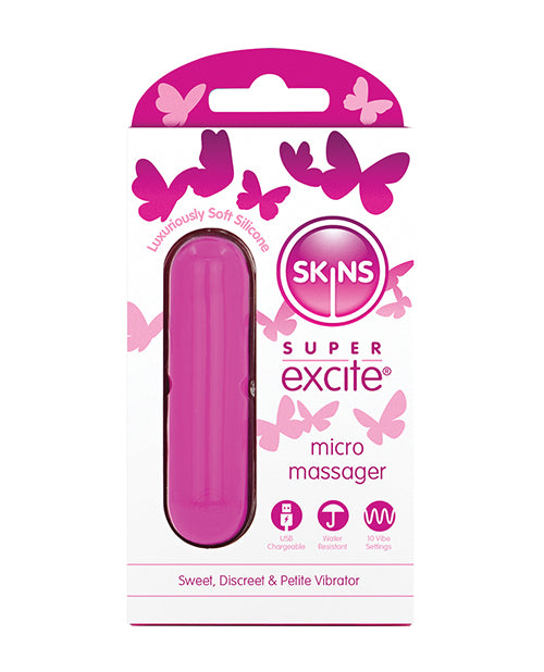 Skin Super Excited Petite Vibrator - Pink by Creative Conceptions
