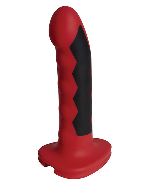 ElectraStim Silicone Fusion Komodo Dildo - Red/Black by Cyrex Ltd.