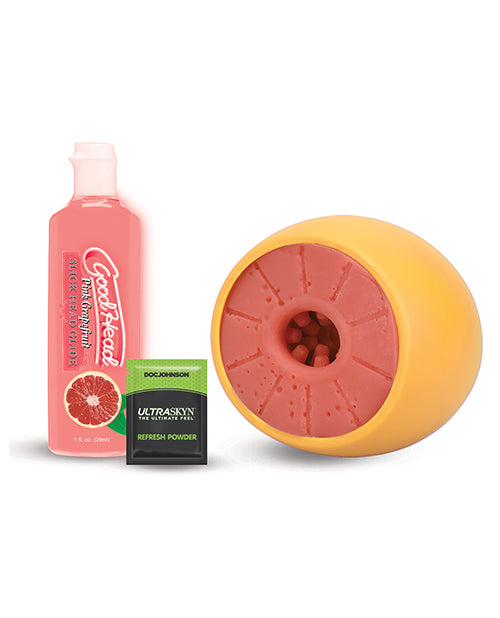 GoodHead Grapefruit Blowjob Set by Doc Johnson