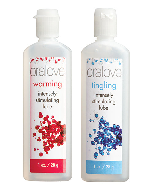 Oralove Delicious Duo Flavored Lube - Warming & Tingling by Doc Johnson