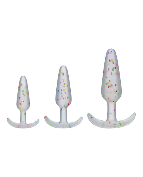Mood Pride Anal Trainer Set - Multi Colored Set of 3 by Doc Johnson