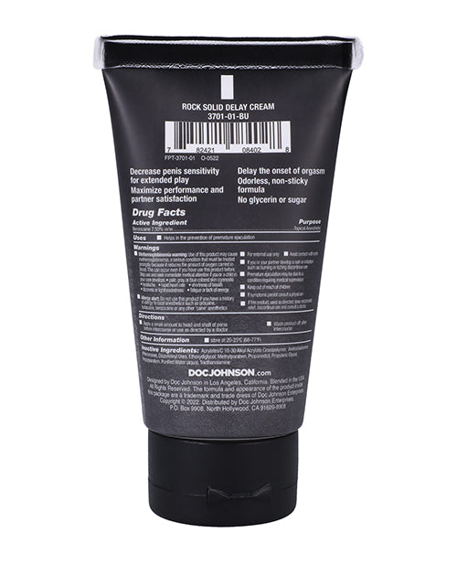 Rock Solid Delay Cream - 2 oz by Doc Johnson