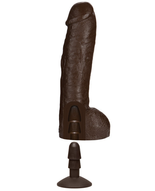 Bam Realistic Cock - Brown by Doc Johnson