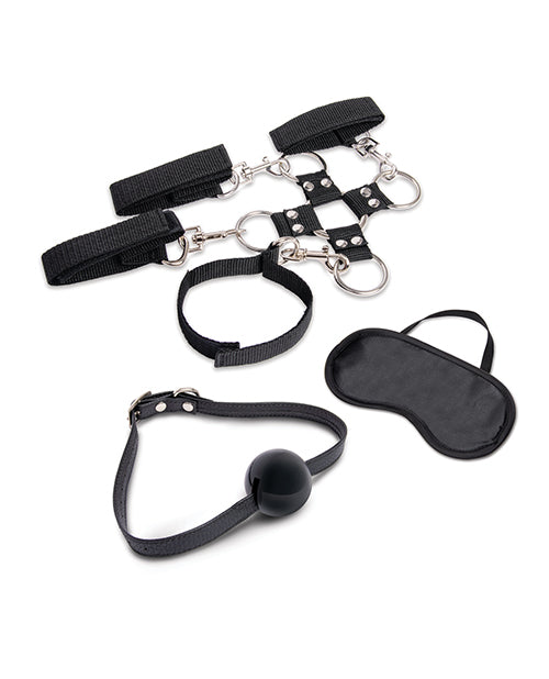 Lux Fetish 7 pc Hogtie & Ball Gag Kit by Electric Eel INC