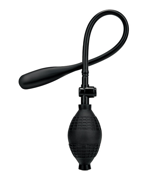 Lux Fetish Classic Inflatable Anal Balloon - Black by Electric Eel INC