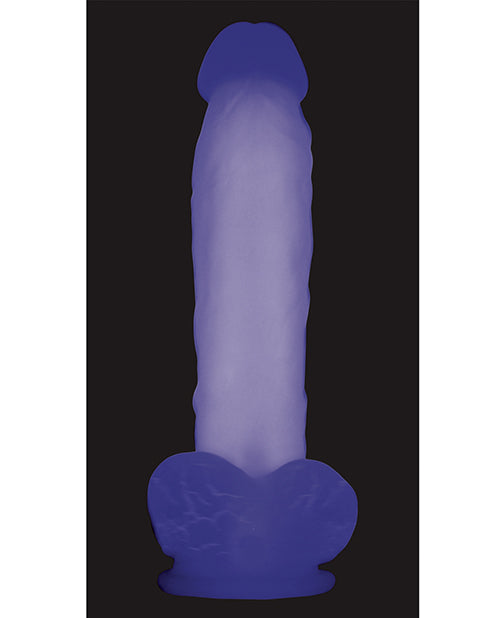 Evolved Luminous Dildo Non Vibrating - Purple by Evolved Novelties INC