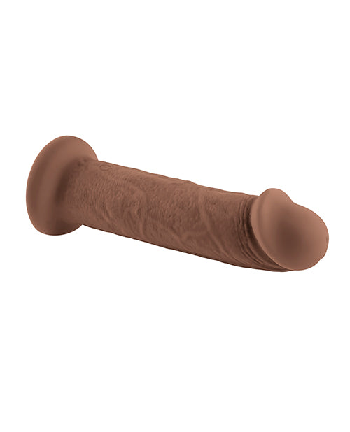 Evolved 7" Girthy Vibrating Dong - Dark by Evolved Novelties INC