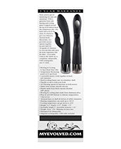 Evolved Heat Up & Chill G-Spot Rabbit - Black by Evolved Novelties INC