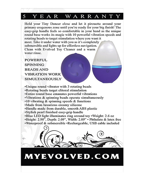 Evolved Tiny Dancer Rechargeable Bullet by Evolved Novelties INC