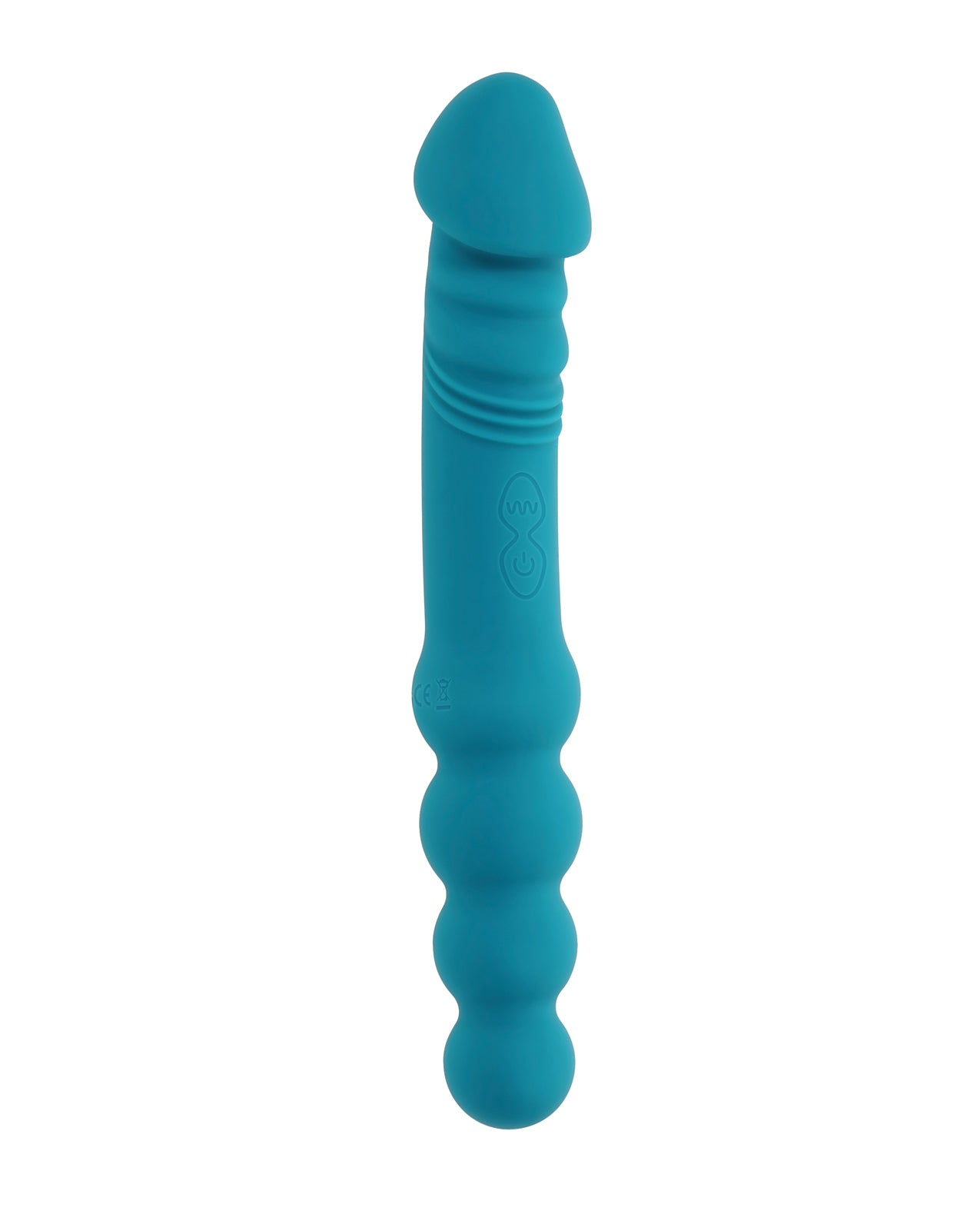 Evolved Flip Flop Dual-Sided Vibrator - Teal by Evolved Novelties INC
