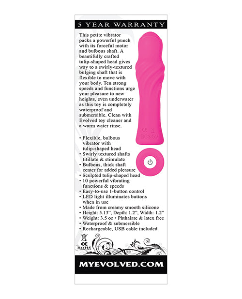 Evolved Twist & Shout Rechargeable Bullet - Pink by Evolved Novelties INC