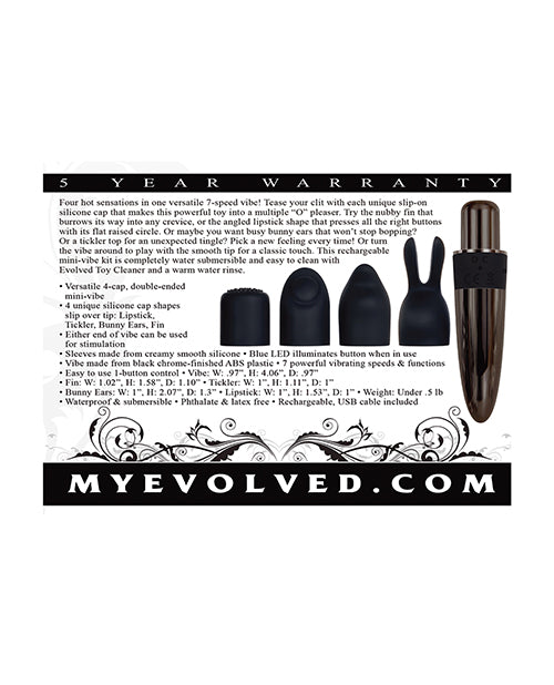 Evolved Tiny Treasures 5 Piece Silicone Kit by Evolved Novelties INC