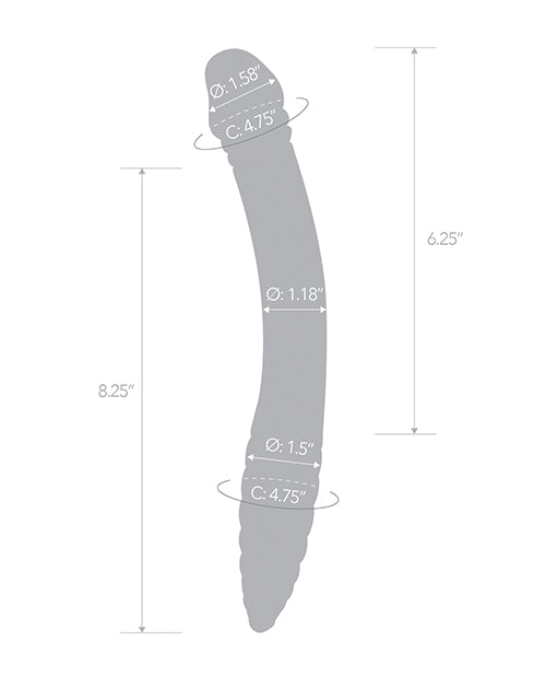 Glas 11" Double-sided Dildo G-Spot & P-Spot Stimulation by Electric Eel INC