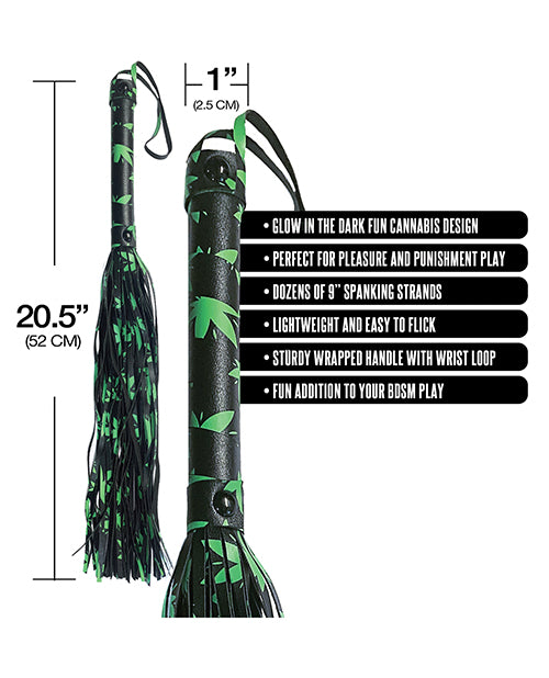 Stoner Vibes Glow in the Dark Flogger by Global Novelties LLC