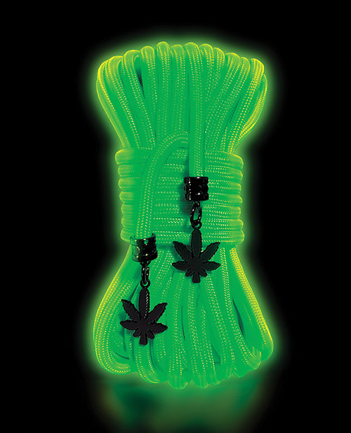 Stoner Vibes Glow in the Dark Rope - Green by Global Novelties LLC