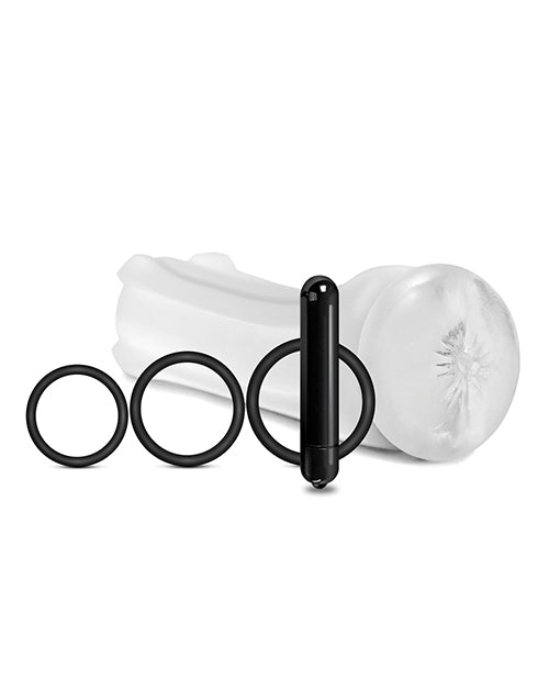 MSTR B8 Bum Rush Vibrating Ass Pack - Kit of 5 Clear by Global Novelties LLC