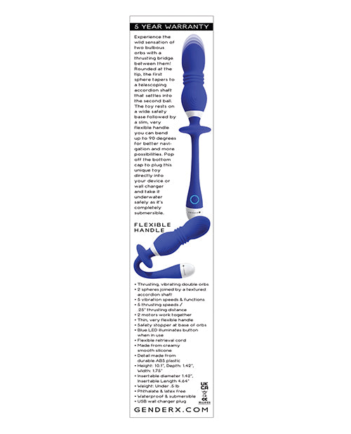 Gender X Play Ball - Blue by Evolved Novelties INC