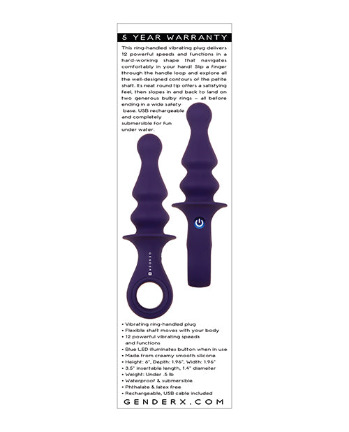 Gender X Ring Pop - Purple by Evolved Novelties INC